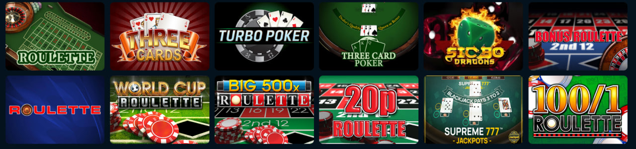 go4 casino table games